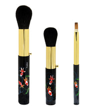 Load image into Gallery viewer, Portable luxury makeup brush Makie ~ Goldfish ~ 3 bottles set